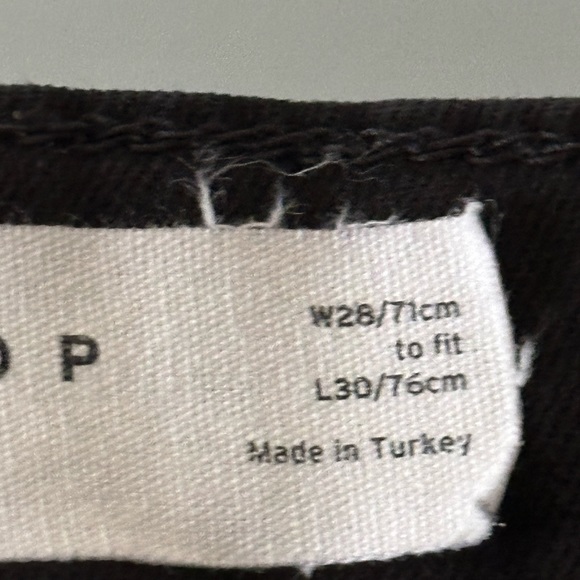 -TOPSHOP JAMIE BLACK JEANS - Size 28 - Picture 8 of 8